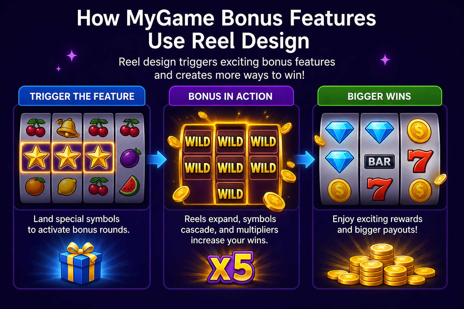 MyGame - How MyGame Bonus Features Use Reel Design - mygame88a