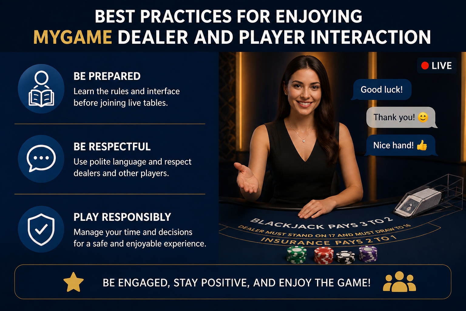 MyGame - Best Practices for Enjoying MyGame Dealer and Player Interaction - mygame88a