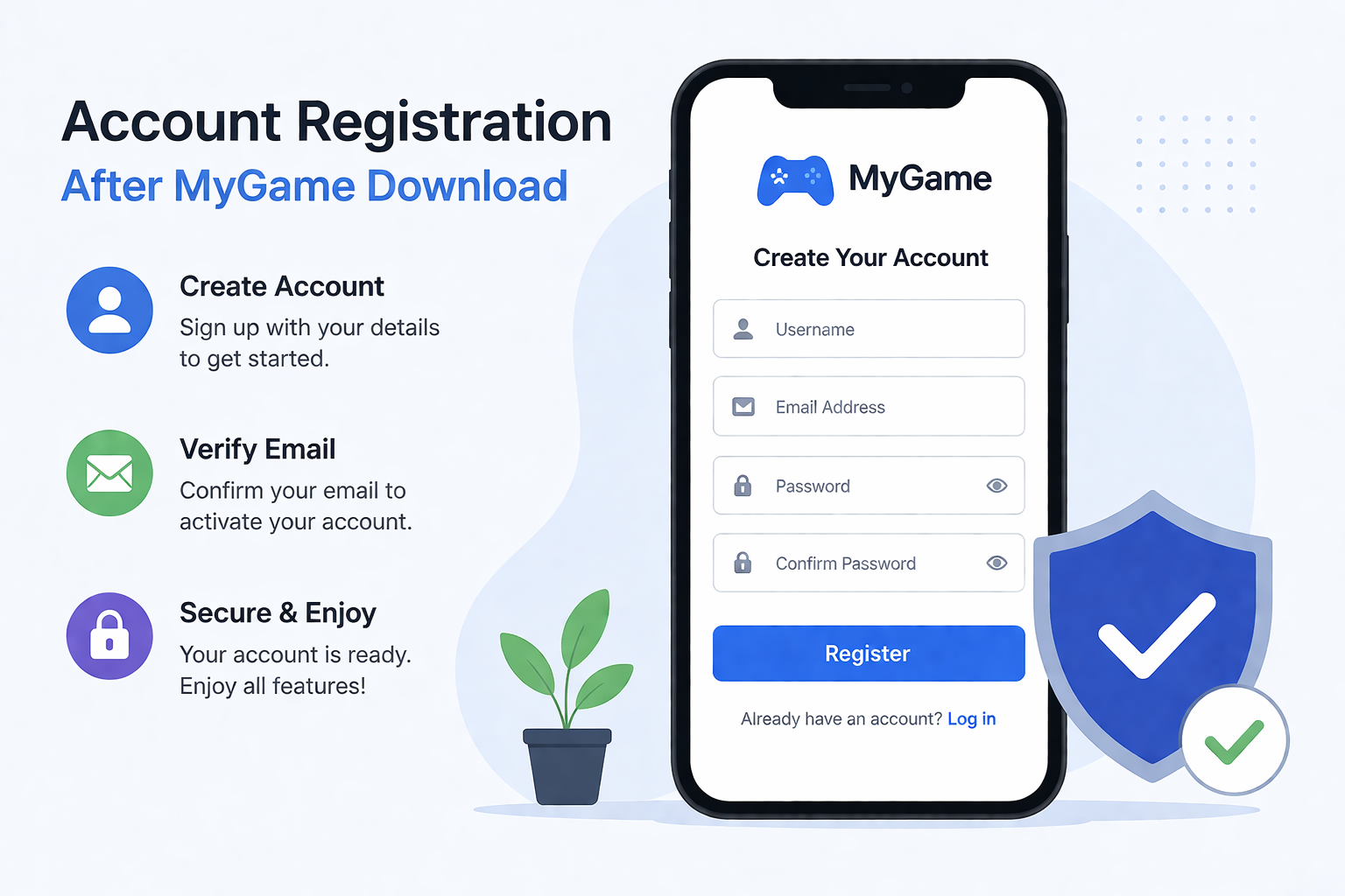 MyGame - Account Registration After MyGame Download - mygame88a