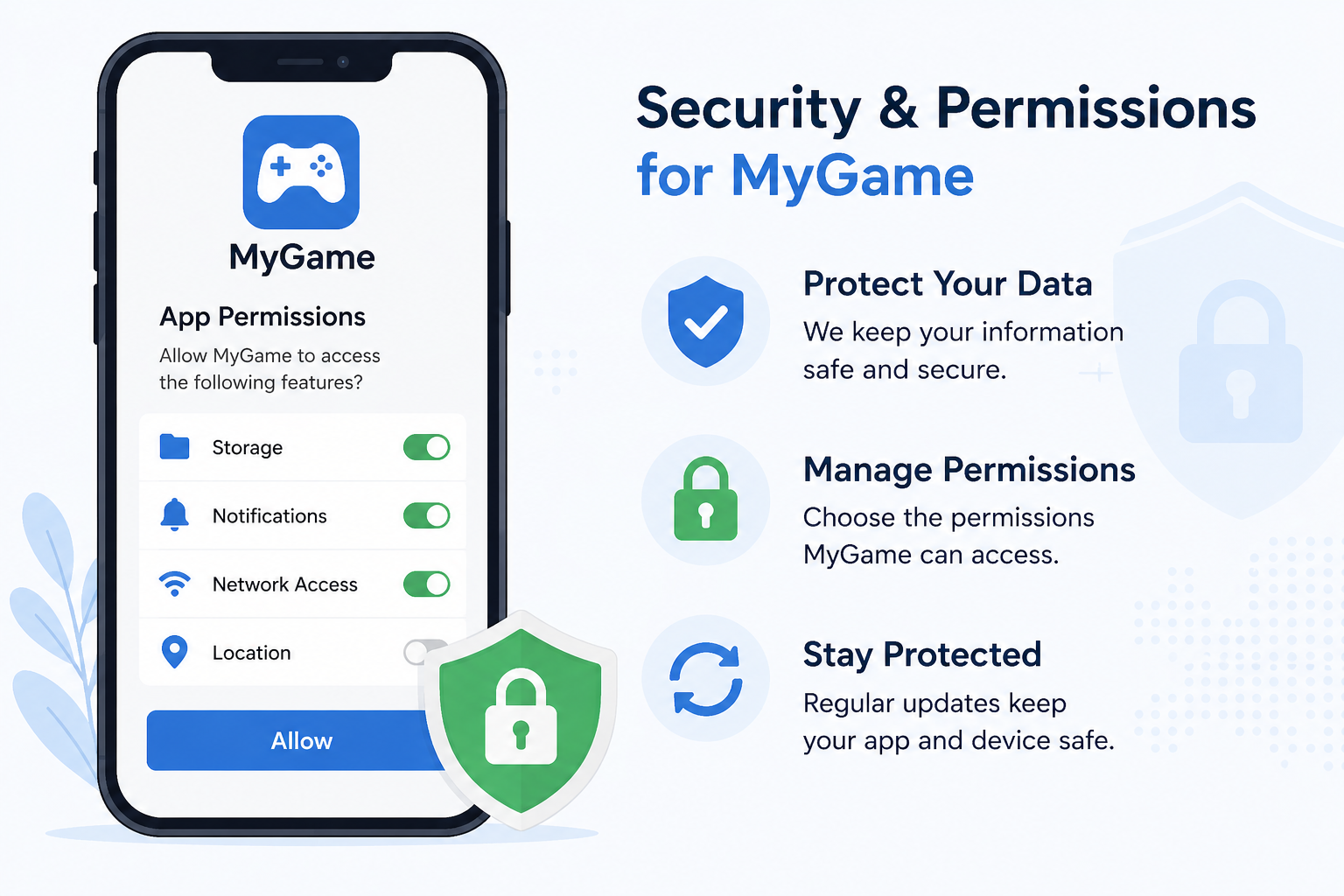 MyGame - Security and App Permissions for MyGame - mygame88a