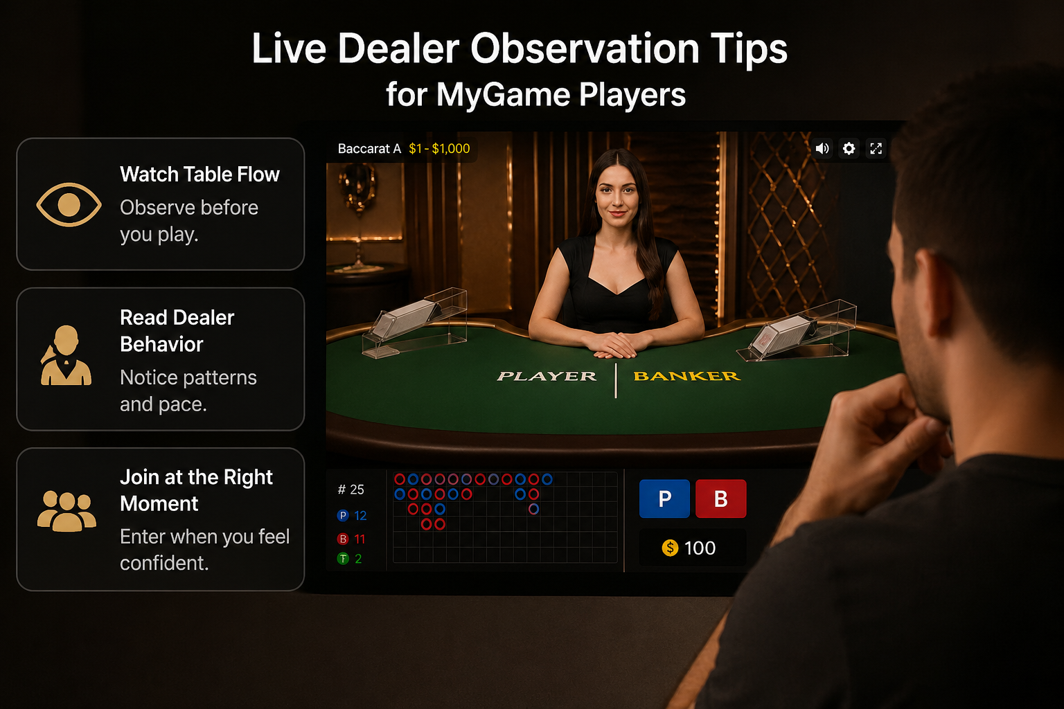 MyGame - Live Dealer Observation Tips for MyGame Players - mygame88a