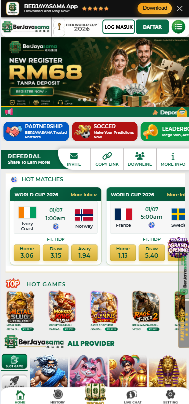 Berjayasama - Homepage - mygame88a
