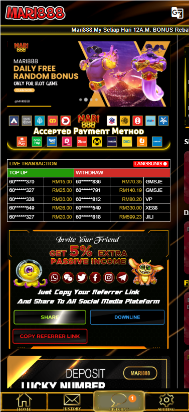 Mari888 - Homepage - mygame88a